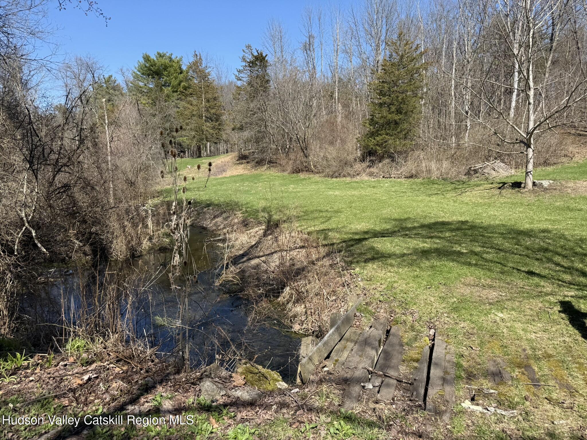 96 West Deans Mill Road New Baltimore, NY 12192 - Photo 4 of 60 a backyard of a house with lots of green space