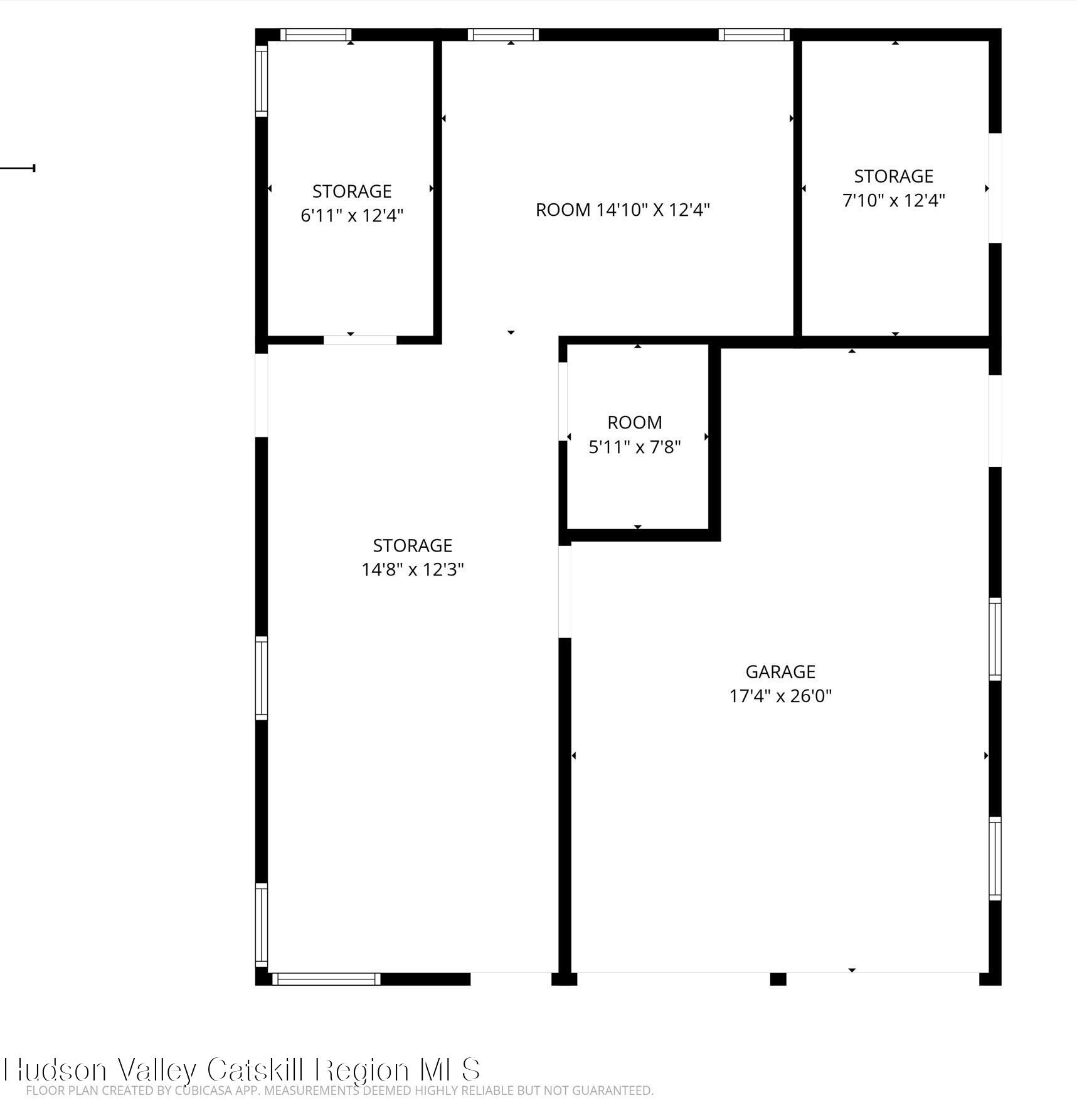 96 West Deans Mill Road New Baltimore, NY 12192 - Photo 60 of 60 Garage Floor plan