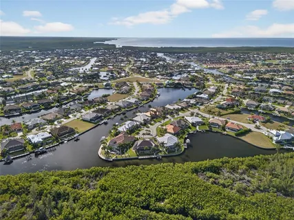 an aerial view of residential building with outdoor space