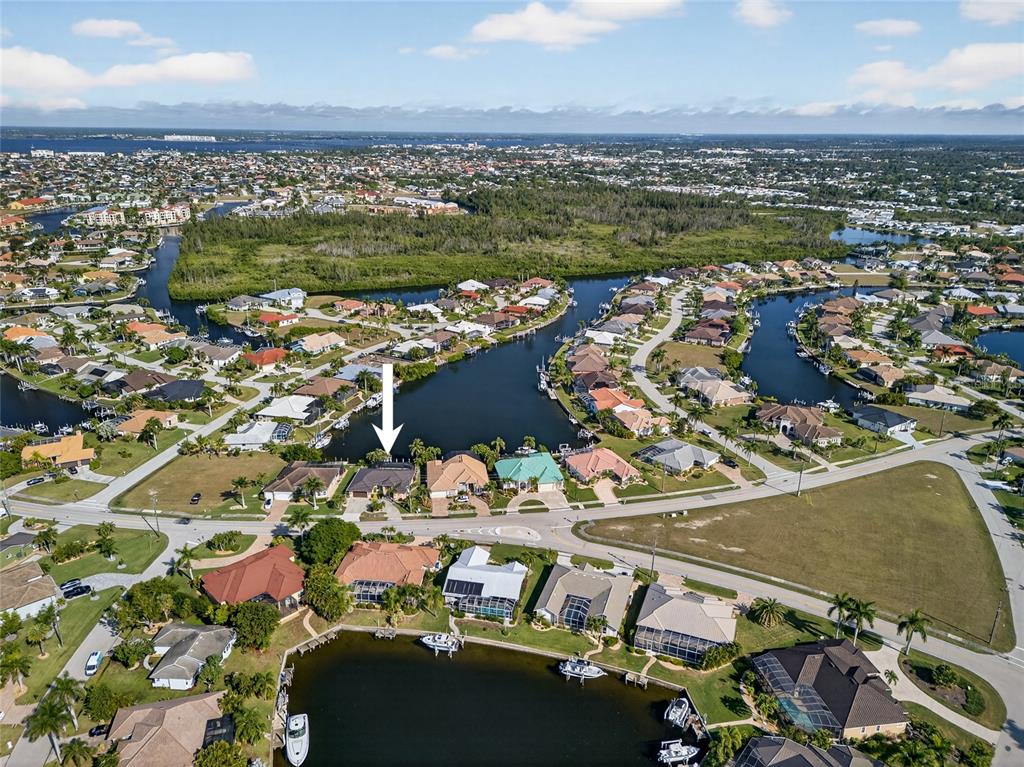 3612 Whippoorwill Boulevard Punta Gorda, FL 33950 - Photo 38 of 40 an aerial view of residential building with outdoor space