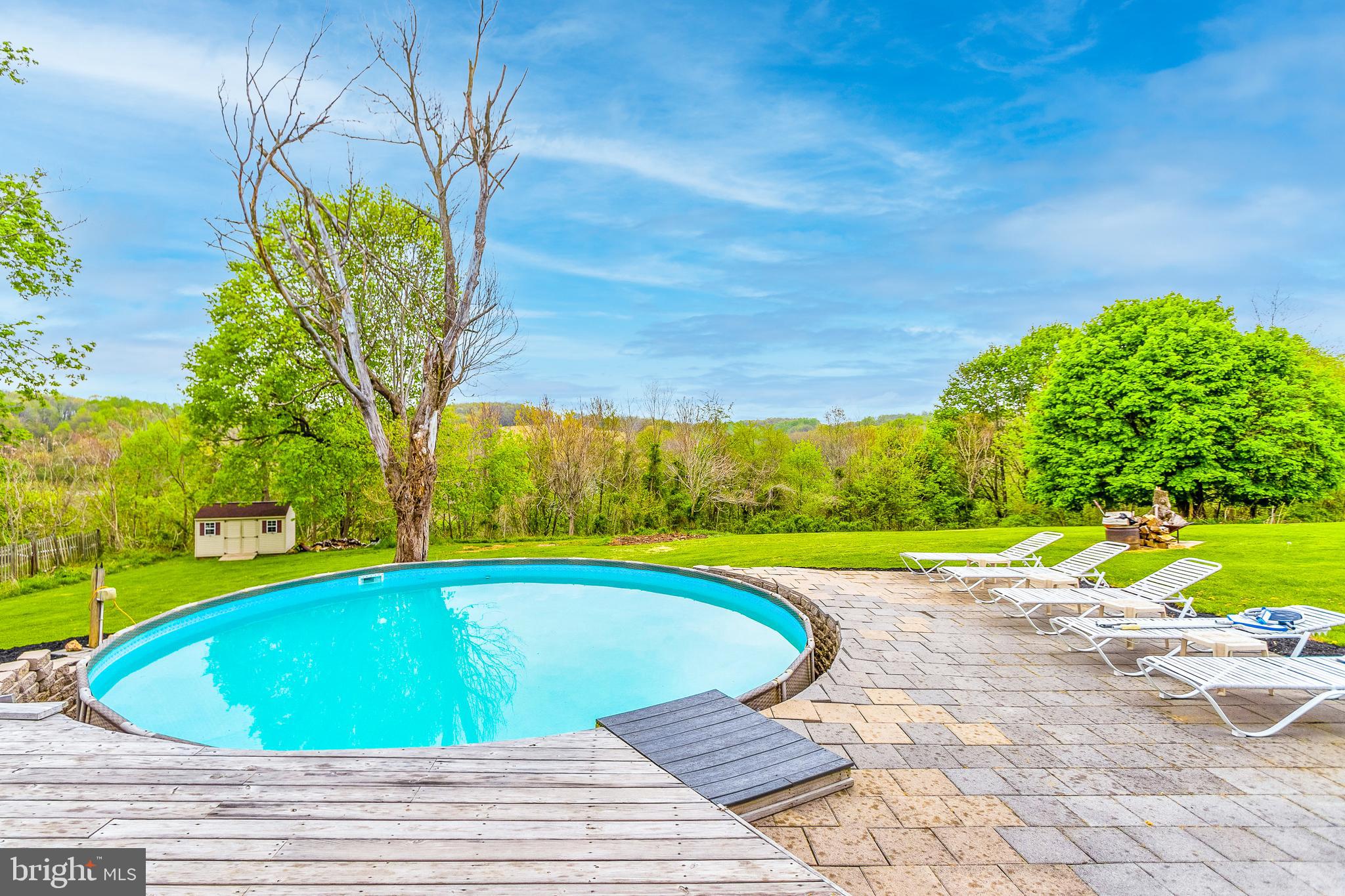 5001 Old Bartholows Road Mount Airy, MD 21771 - Photo 54 of 56 Above Ground Pool with Decking