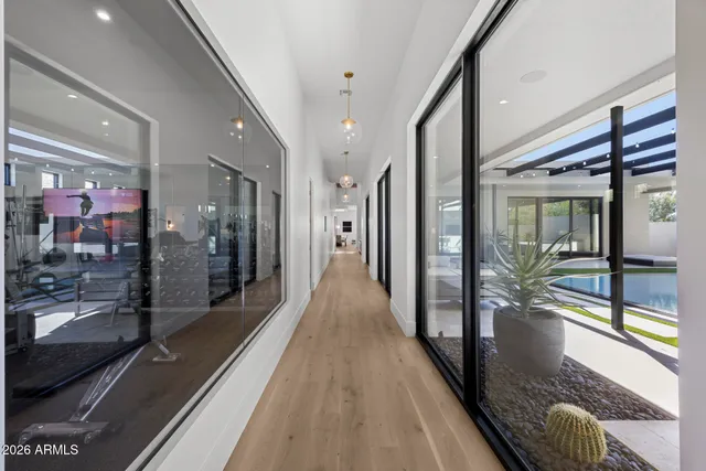 an aerial view of multiple house with outdoor space