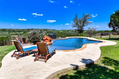 a ocean view with outdoor seating