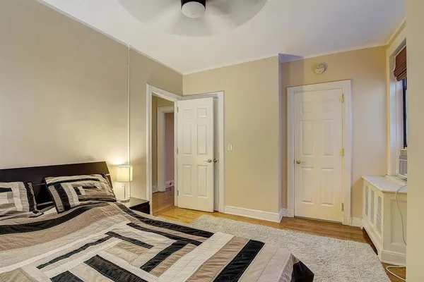 a view of bedroom with furniture and rug