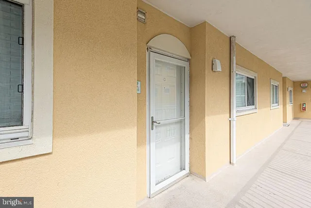 a view of front door