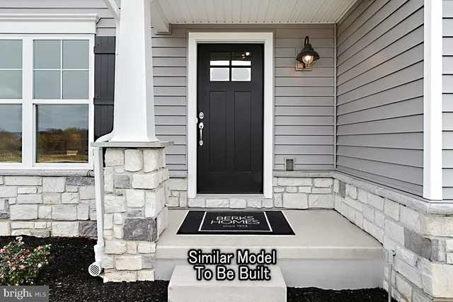 a view of a entryway door front of house