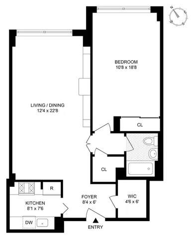 a view of city with patio