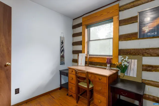 a room with furniture and window