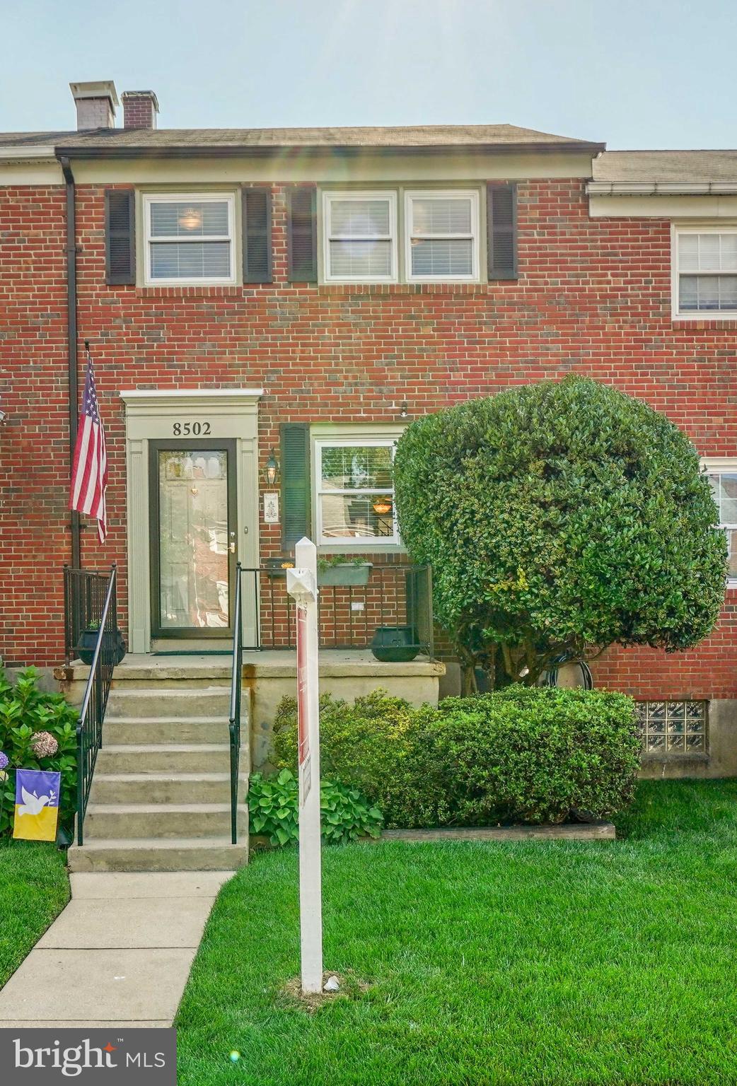 8502 Kings Ridge Road Parkville, MD 21234 - Photo 2 of 26 Front view-brick home