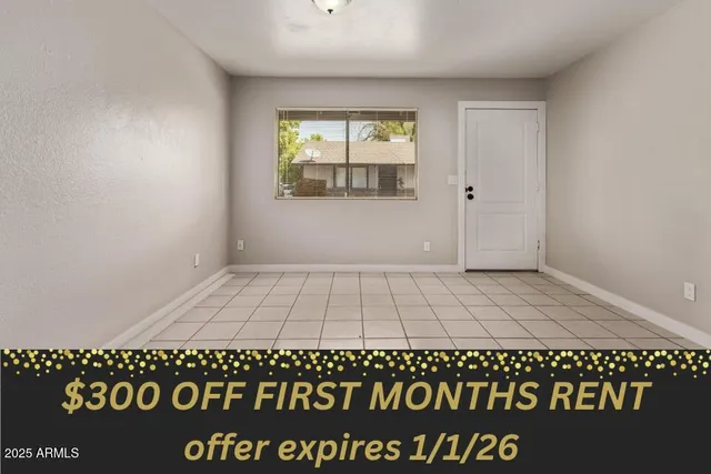 $1,500 | 514 South Bellview, Unit 1, Mesa, AZ 85204