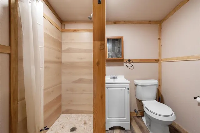 a view of an outdoor space with a lake view