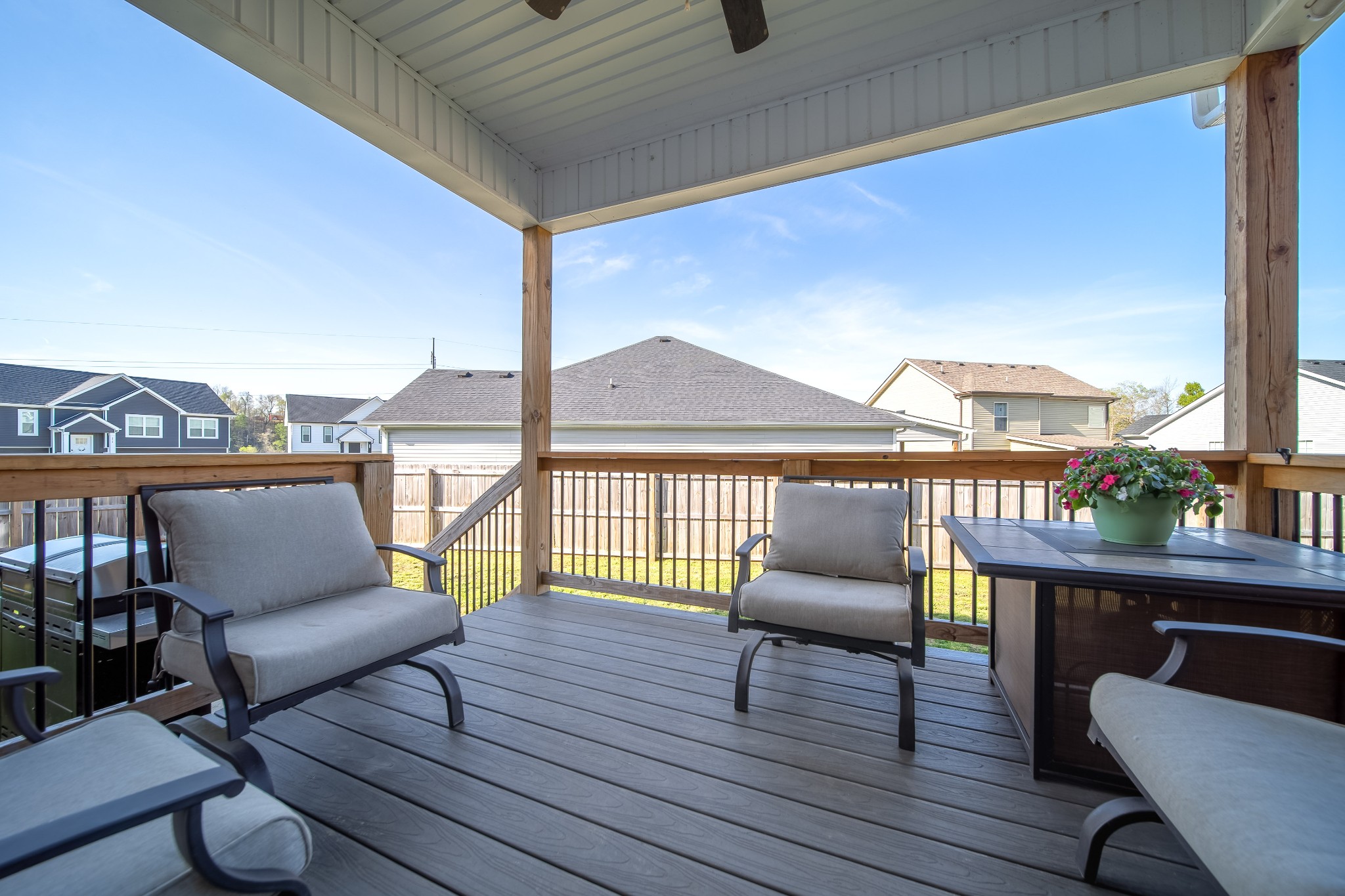 3052 Core Drive Clarksville, TN 37040 - Photo 45 of 53 a balcony with wooden floor and furniture
