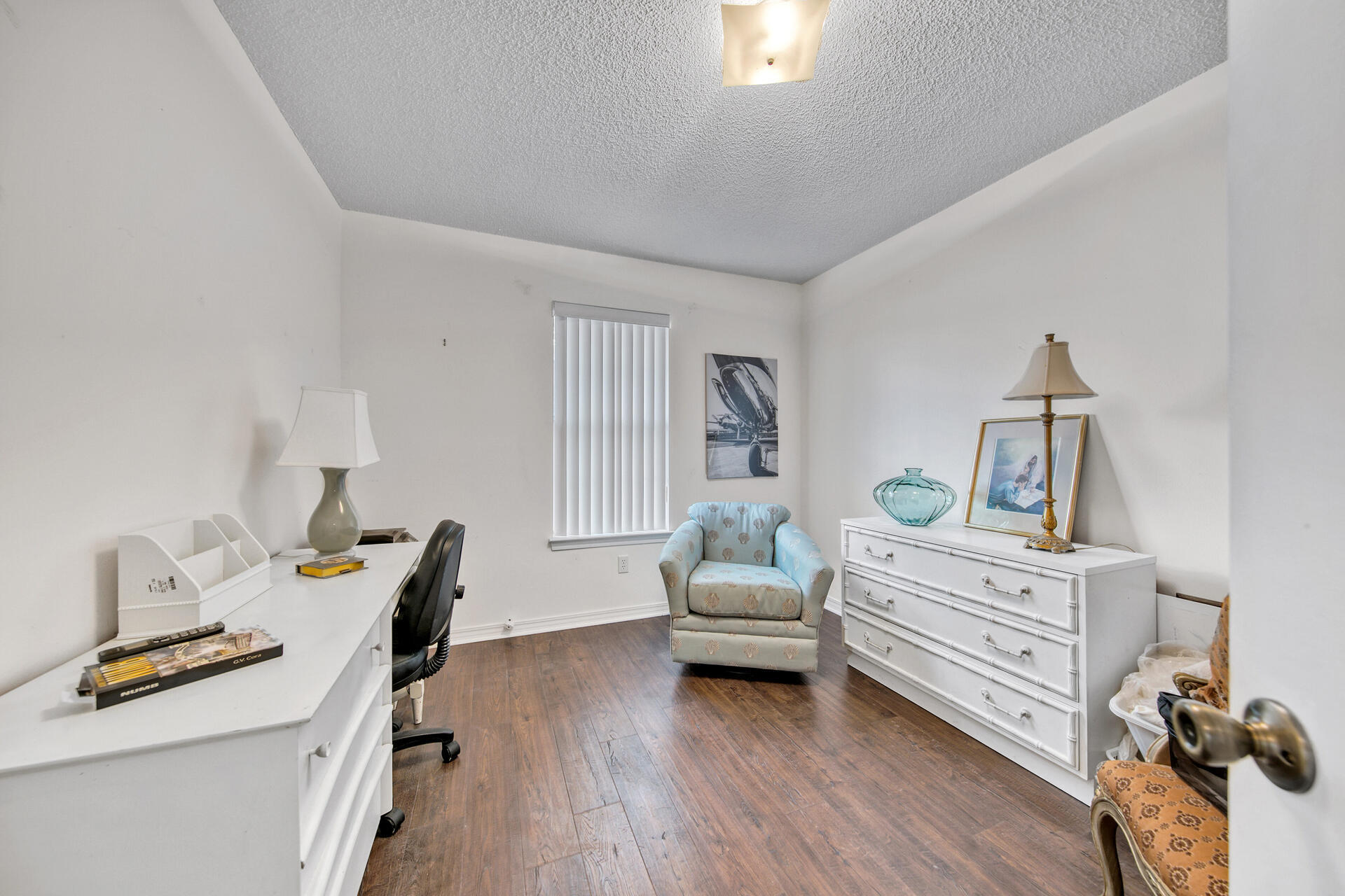 3789 Misty Way Destin, FL 32541 - Photo 20 of 29 a bedroom with furniture and a wooden floor