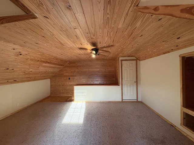 a view of a indoor garage