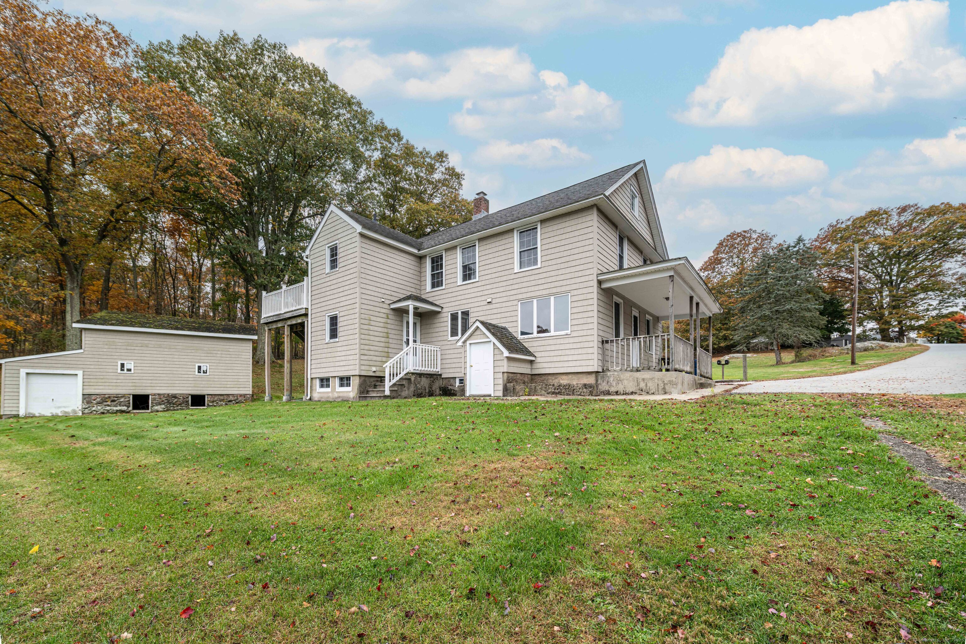 23 Waldo Road Norwich, CT 06360 - Photo 19 of 26 a view of a house with a yard