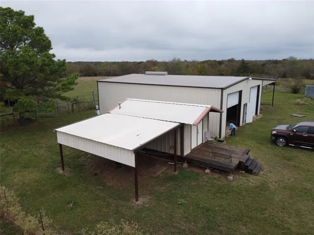a view of a terrace with a lake view