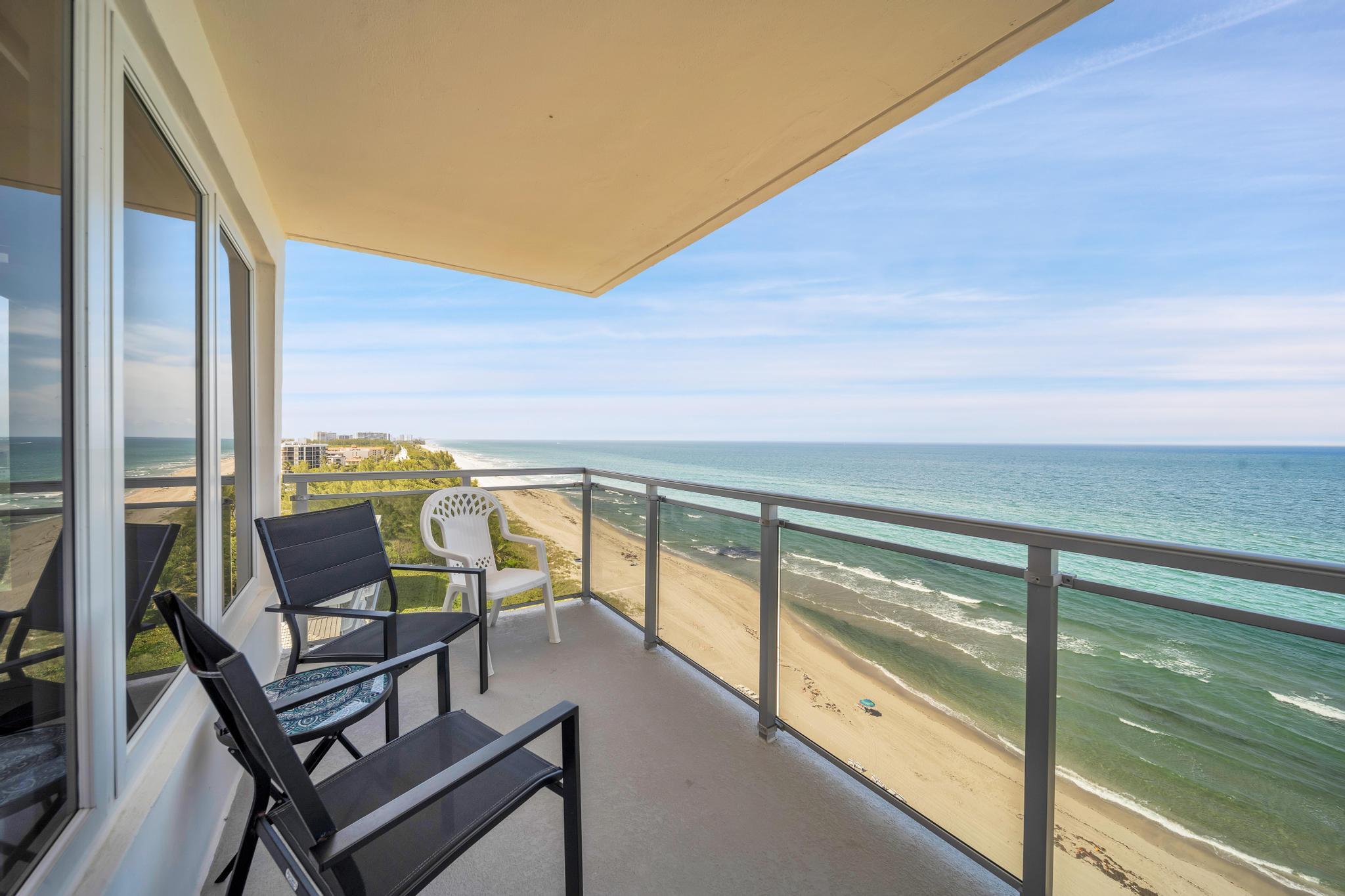 2066 North Ocean Boulevard, Unit 12NE Boca Raton, FL 33431 - Photo 16 of 53 a view of outdoor space with seating area