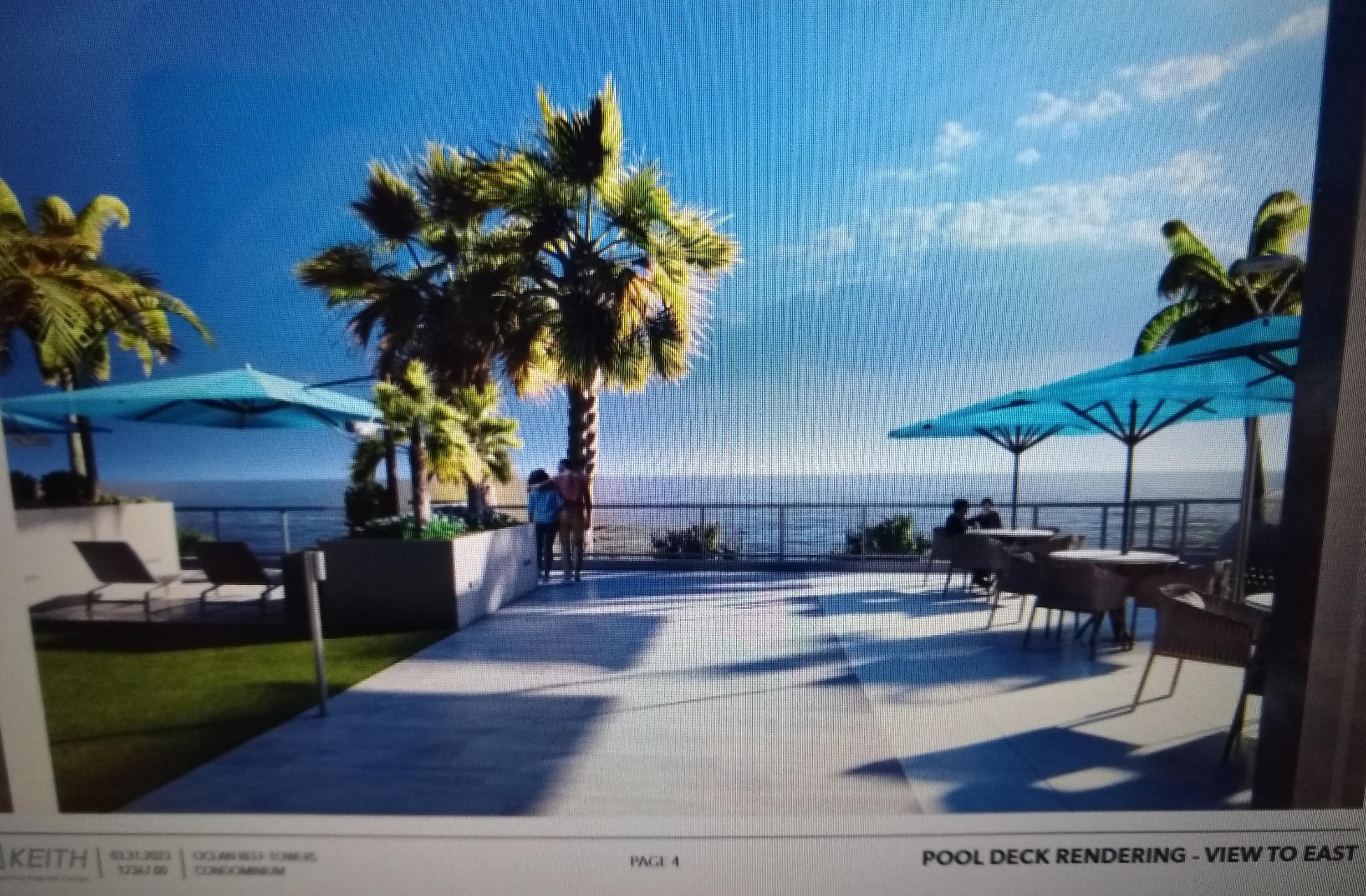 2066 North Ocean Boulevard, Unit 12NE Boca Raton, FL 33431 - Photo 42 of 53 a swimming pool with outdoor seating