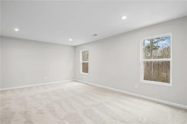 a view of an empty room
