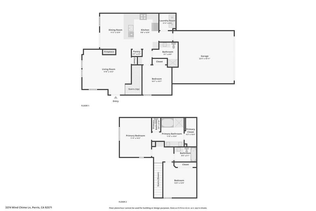 3374 Wind Chime Lane Perris, CA 92571 - Photo 30 of 30 a picture of door with a white wall