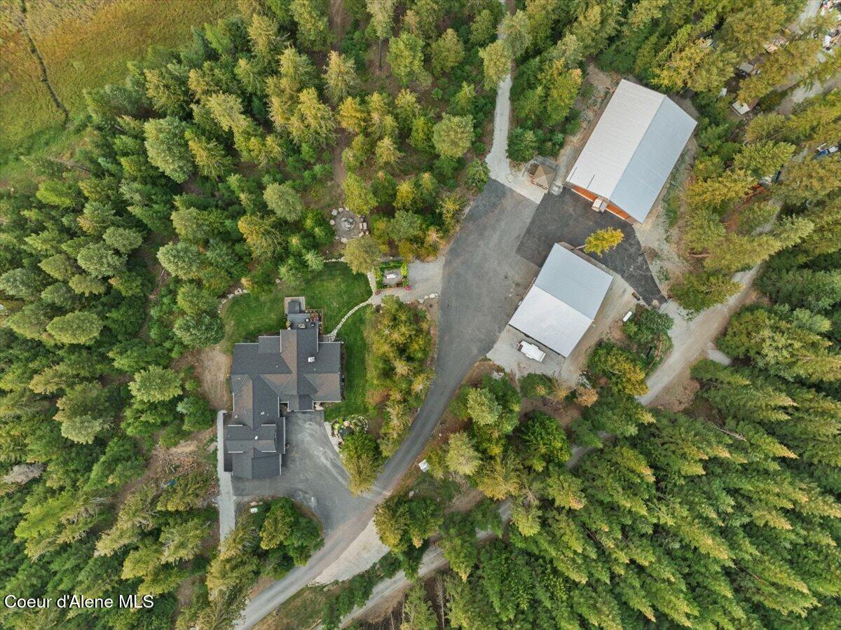 529 South Beaver Lake Road Athol, ID 83801 - Photo 83 of 85 Aerial birds eye