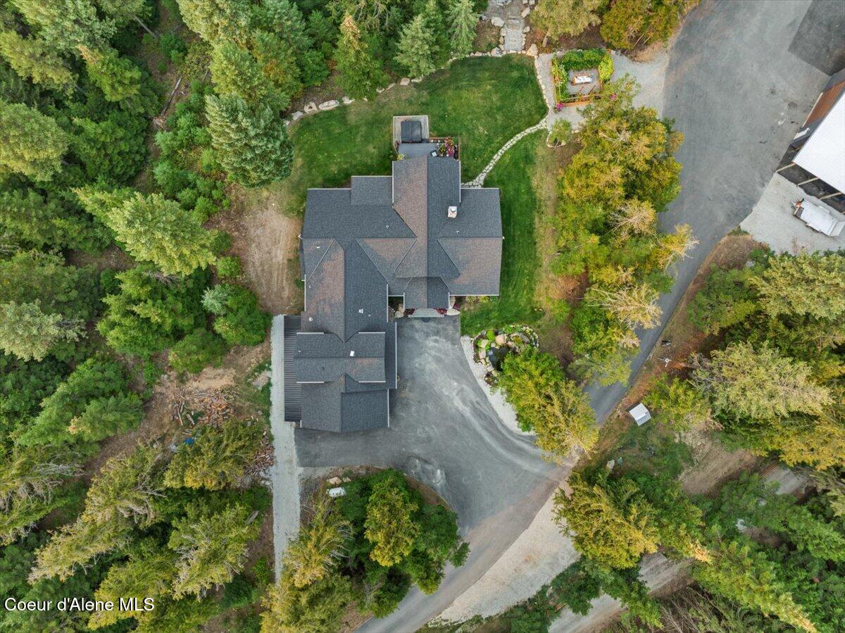 529 South Beaver Lake Road Athol, ID 83801 - Photo 84 of 85 Aerial birds eye