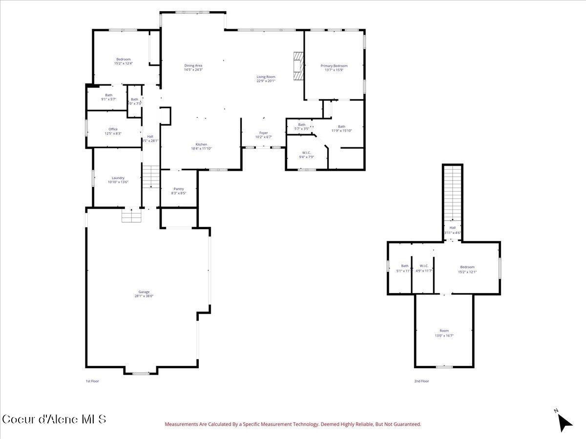 529 South Beaver Lake Road Athol, ID 83801 - Photo 85 of 85 Floor Plan