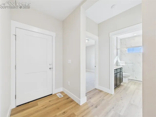 wooden floor in an empty room