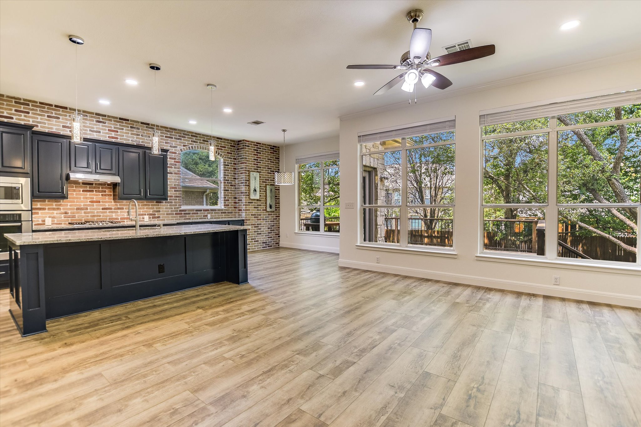 3517 Grimes Ranch Road Austin, TX 78732 - Photo 7 of 26 Living, Kitchen & Breakfast Dining