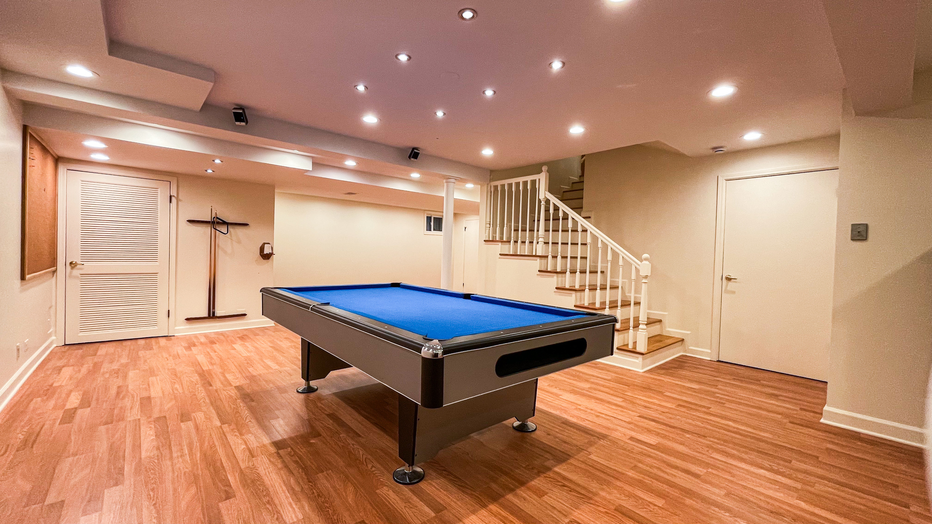 1640 Barry Lane Glenview, IL 60025 - Photo 34 of 42 a room with wooden floor and pool table