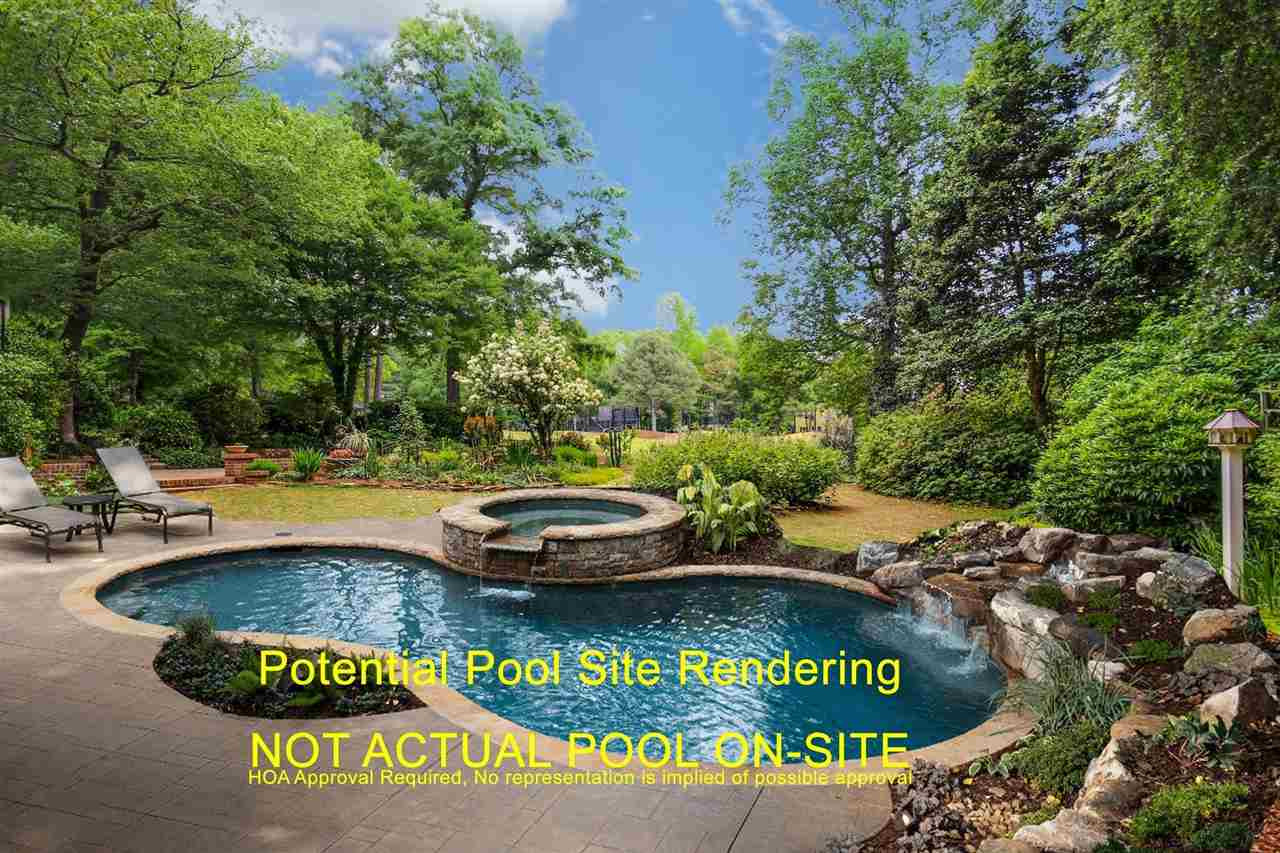 5109 Salem Ridge Road Holly Springs, NC 27540 - Photo 17 of 30 POOL is for Illustrative purpose only! Pool is not currently a part of the property. No guarantee is made as to HOA or other approvals necessary. Possible Pool Rendering