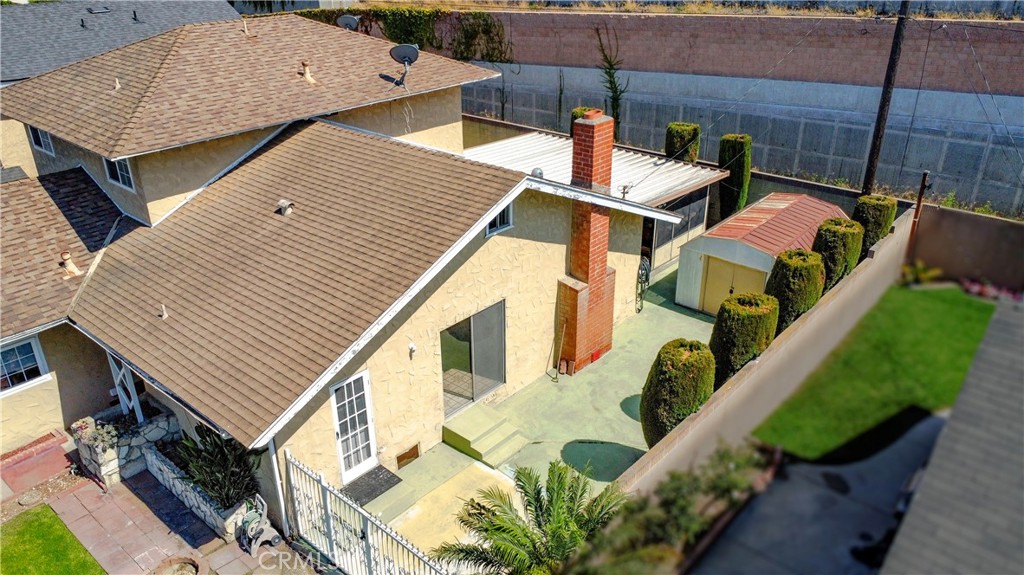 1702 East Bach Street Carson, CA 90745 - Photo 11 of 48 an aerial view of a house with a yard