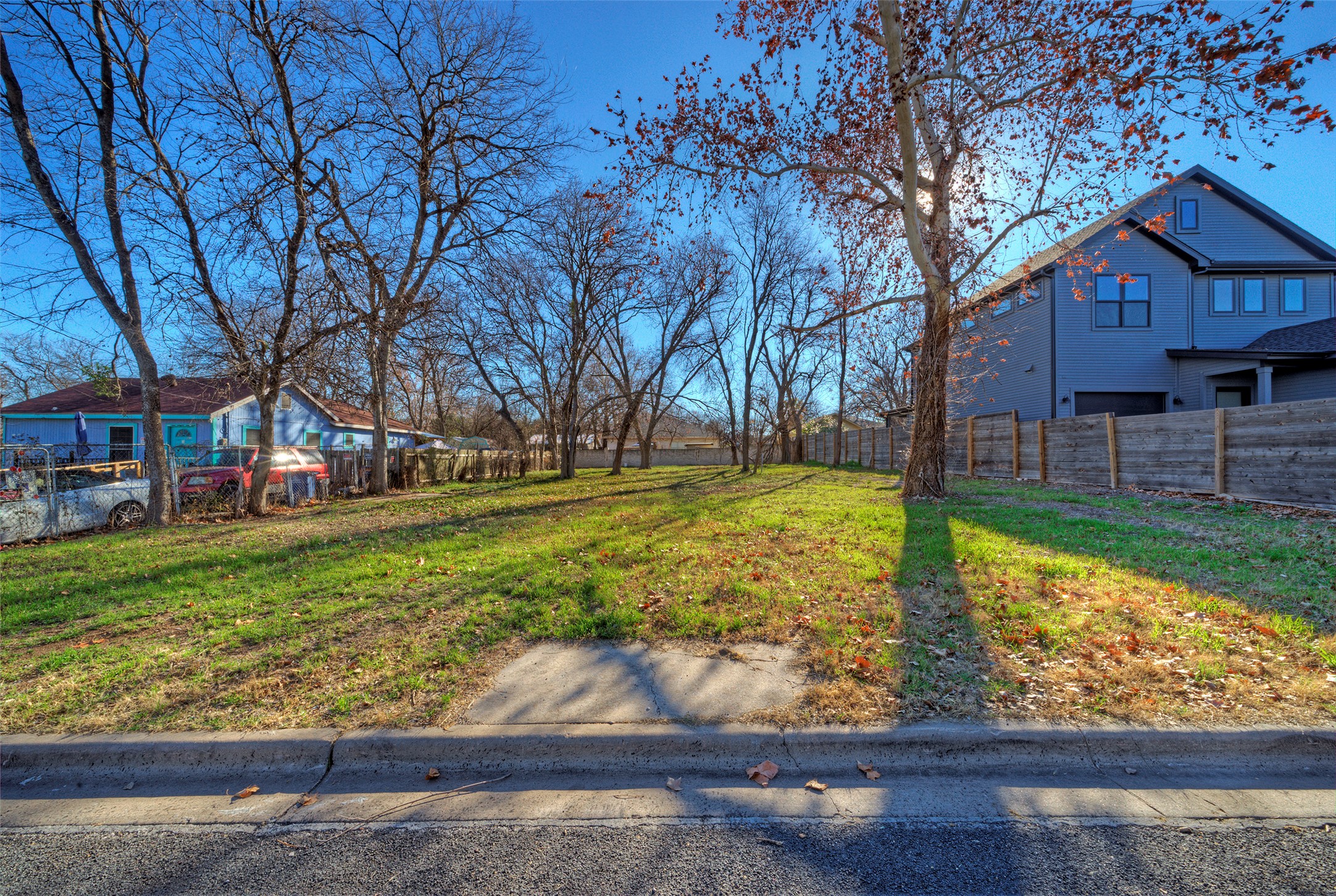 411 Hackberry Lane Austin, TX 78753 - Photo 2 of 18 a view of a yard with a fountain