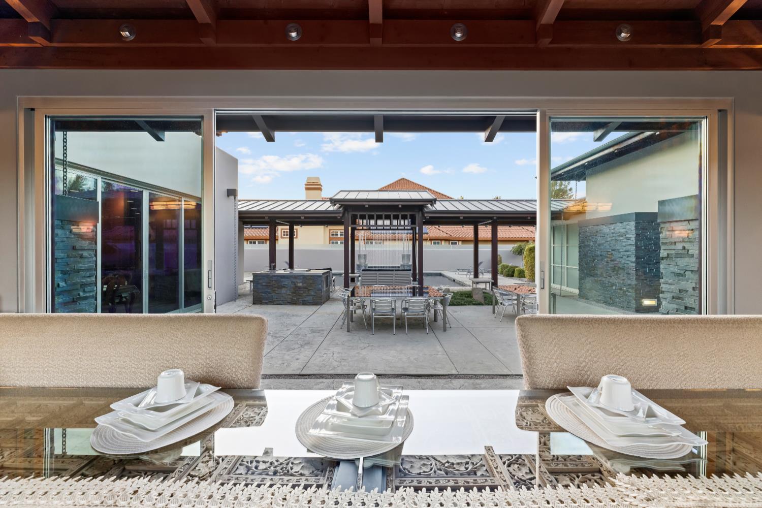 7434 River Nine Drive Modesto, CA 95356 - Photo 20 of 56 a living room with furniture and a large window