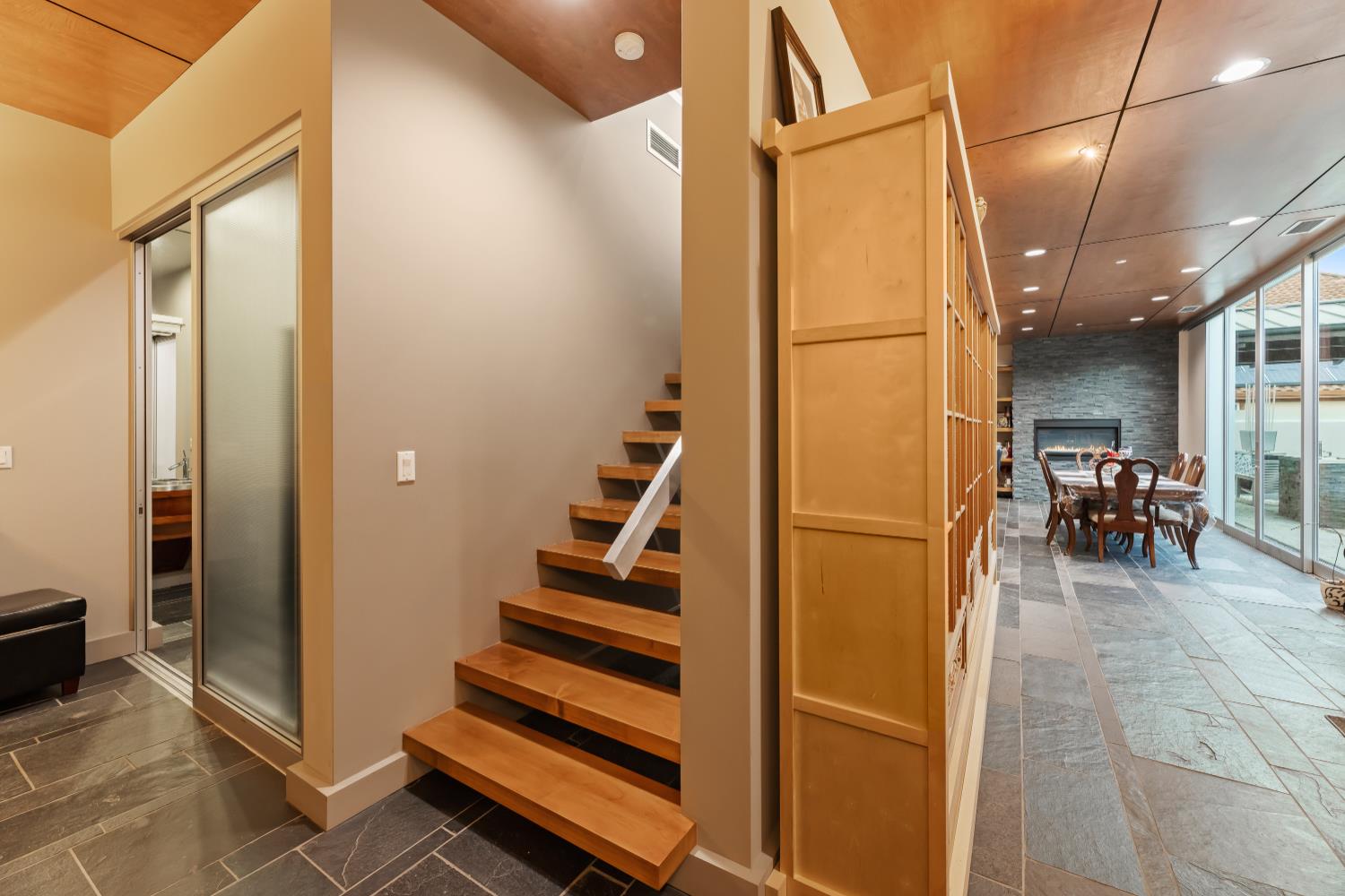 7434 River Nine Drive Modesto, CA 95356 - Photo 24 of 56 a view of entryway and hall with wooden floor