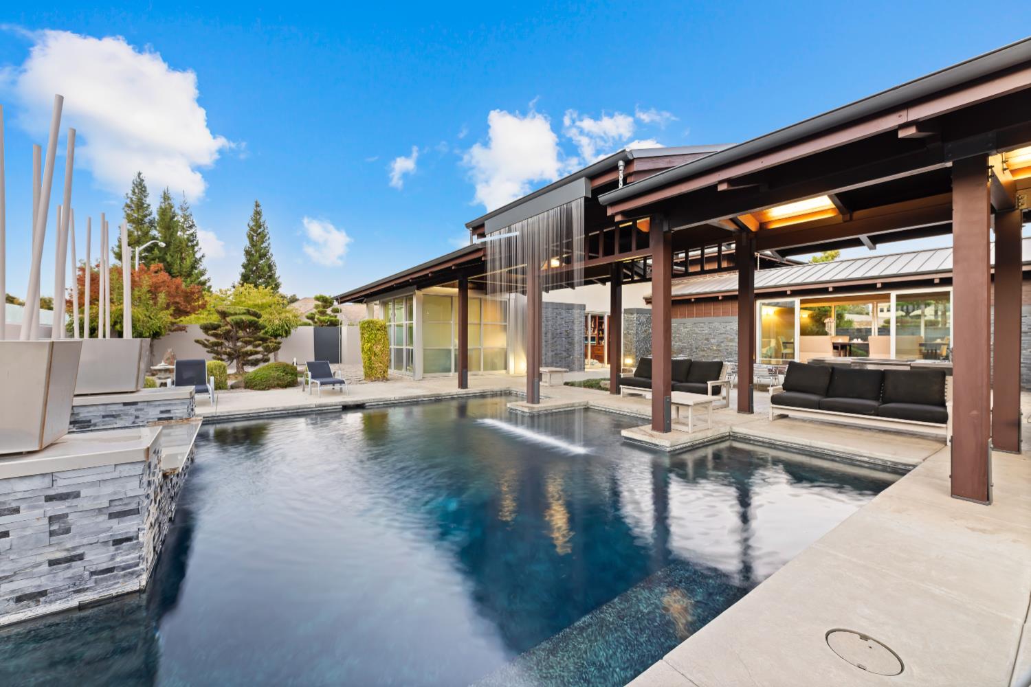 7434 River Nine Drive Modesto, CA 95356 - Photo 44 of 56 a view of swimming pool with outdoor seating