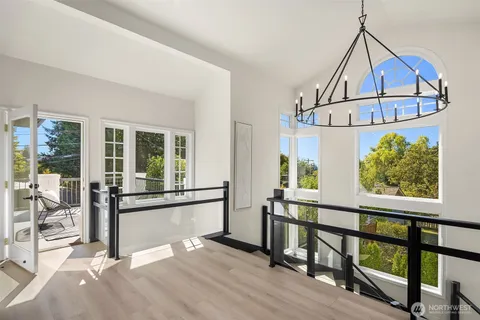 a view of a living room and a window