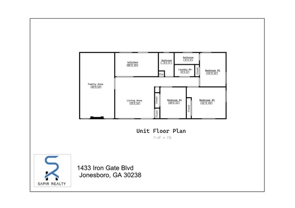 $1,475 | 1433 Iron Gate Boulevard, Jonesboro, GA 30238