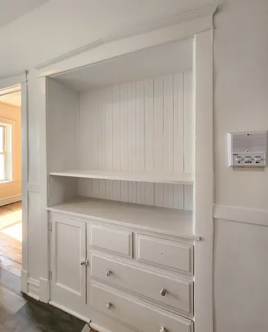 a view of closet area