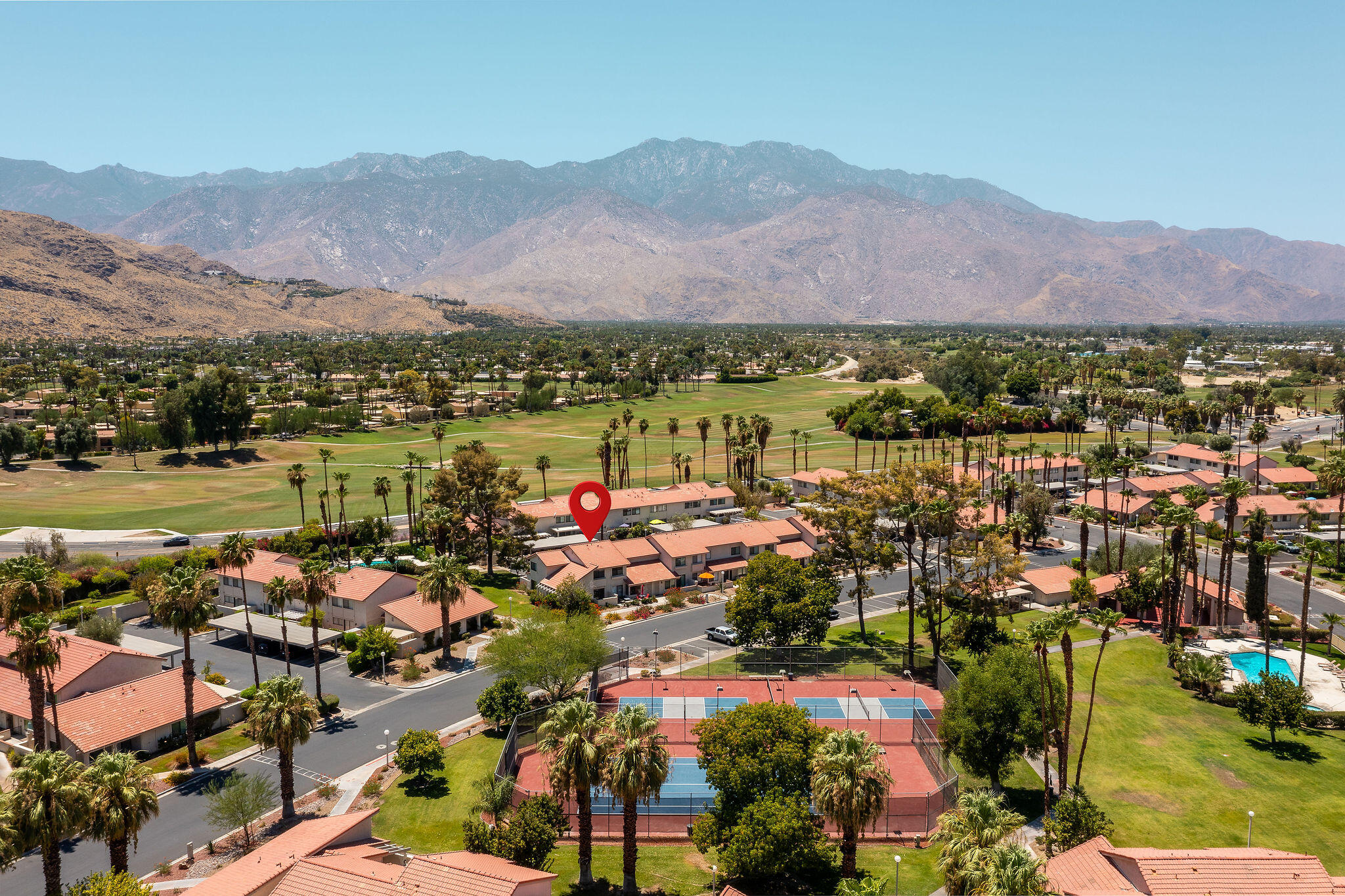 6025 Arroyo Road, Unit 8 Palm Springs, CA 92264 - Photo 48 of 50 Aerial