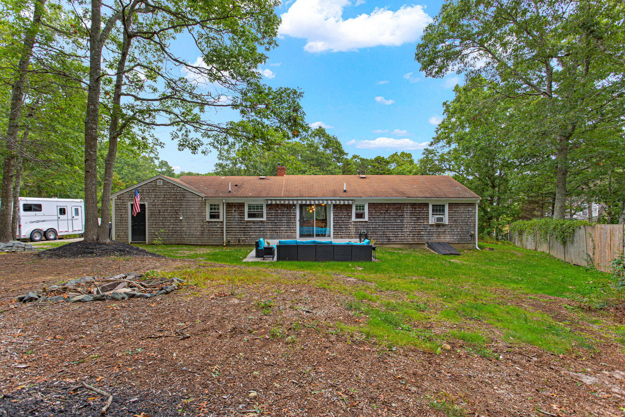 23 Meredith Road Forestdale, MA 02644 - Photo 21 of 22 a view of a house with a yard