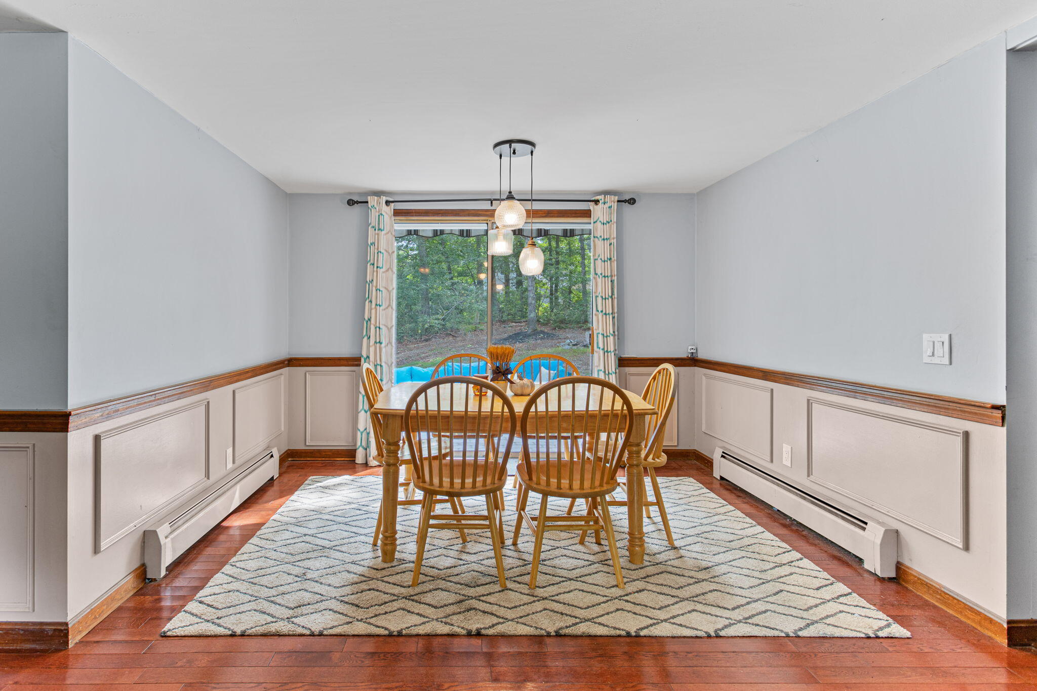 23 Meredith Road Forestdale, MA 02644 - Photo 8 of 22 a dining room with furniture a rug and wooden floor
