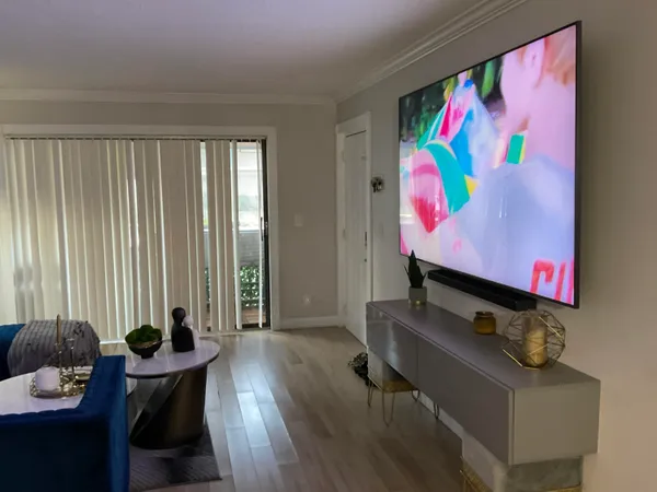 a room with furniture and window