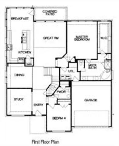 a picture of a floor plan
