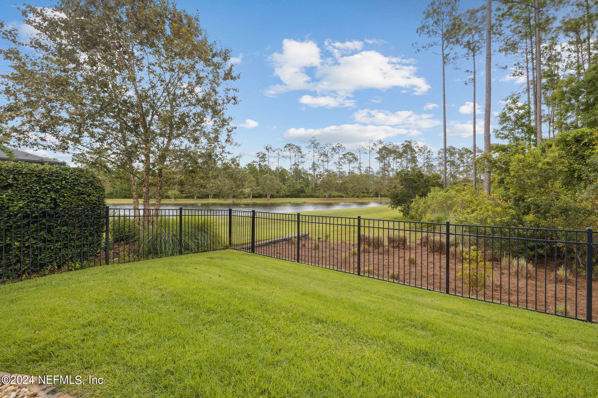 376 Eagle Pass Drive Ponte Vedra, FL 32081 - Photo 31 of 52 a view of swimming pool with lake and trees in the background