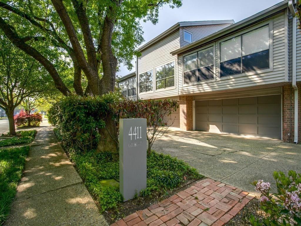 4411 Gilbert Avenue, Unit 10 Dallas, TX 75219 - Photo 10 of 11 a front view of a house with garden