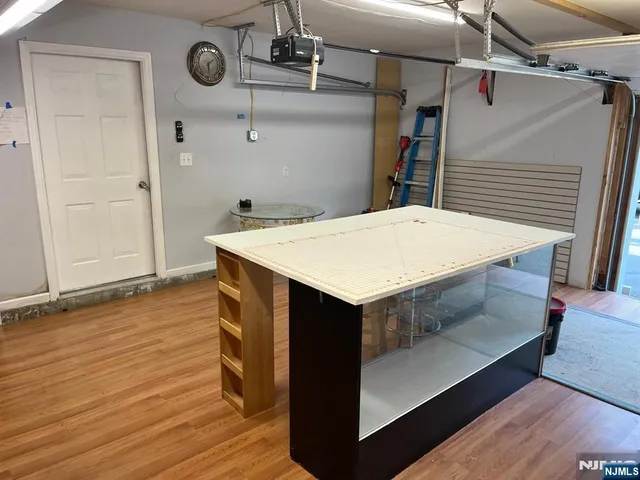 a view of storage and utility room