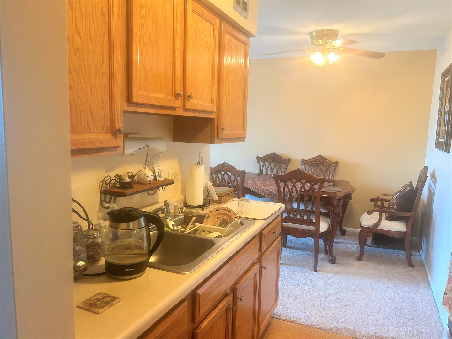 1880 Bonnie Lane, Unit 417 Hoffman Estates, IL 60169 - Photo 10 of 14 a kitchen with a sink and cabinets