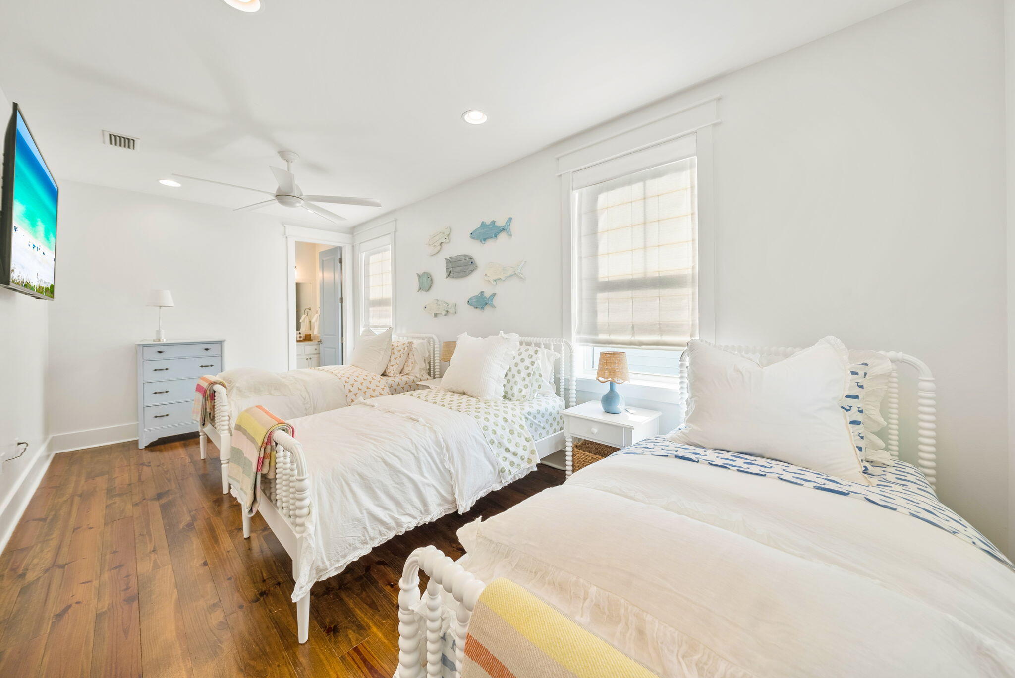 20 Beargrass Way Santa Rosa Beach, FL 32459 - Photo 35 of 50 a bedroom with two beds and a window