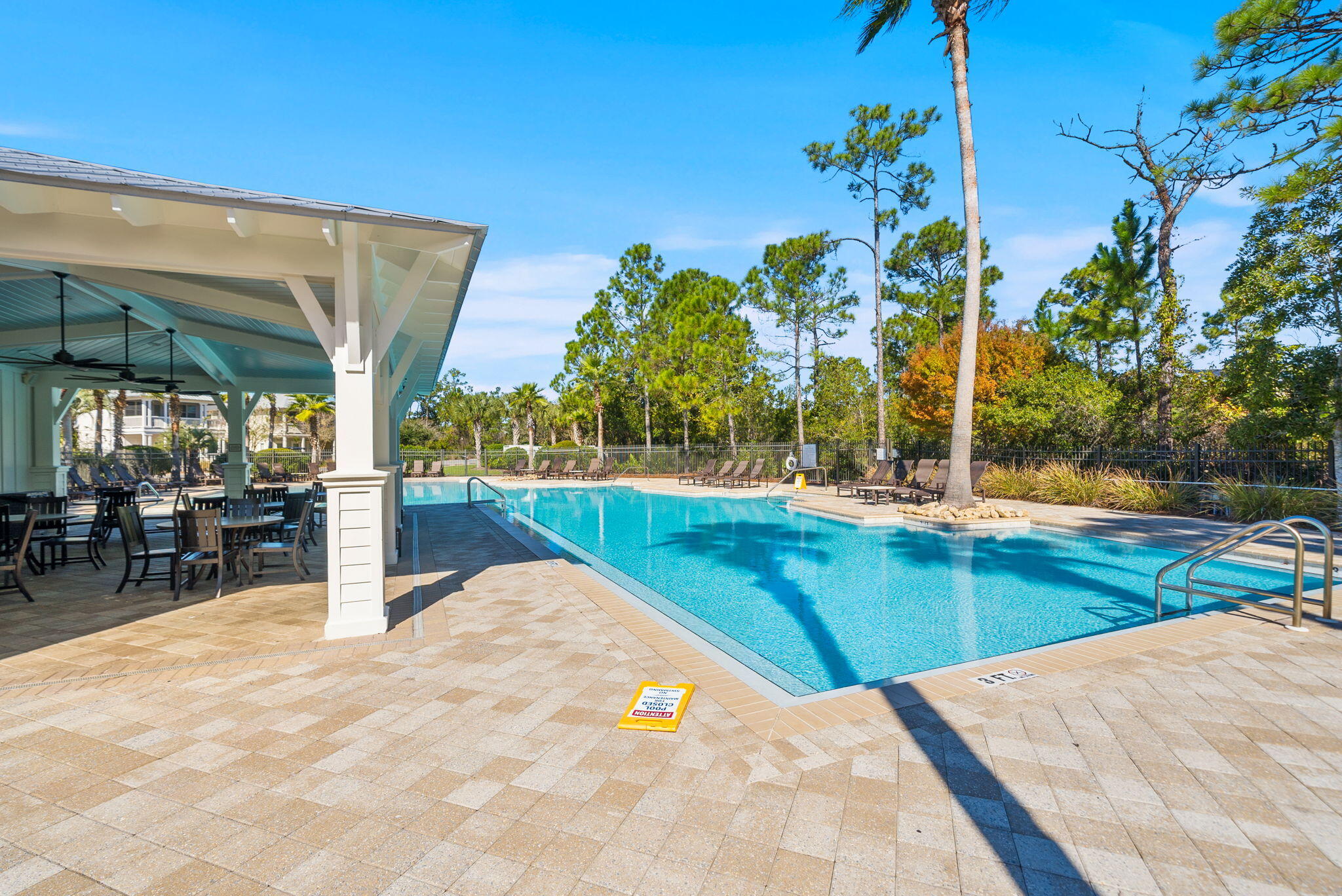 20 Beargrass Way Santa Rosa Beach, FL 32459 - Photo 44 of 50 a view of a swimming pool with a patio